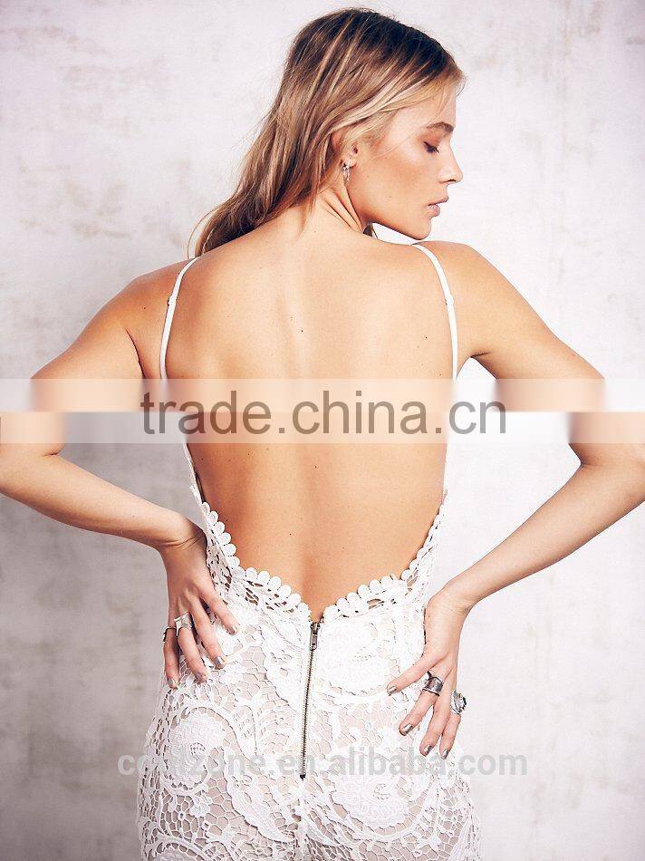 High neck hollow out sleeveless halter straps maxi dress