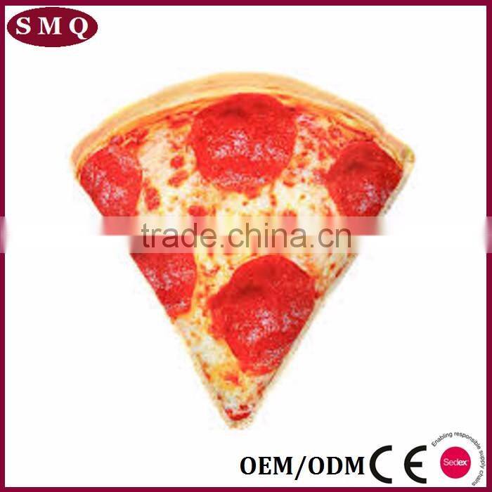 home decor printed pizza shaped funny pillow for sofa