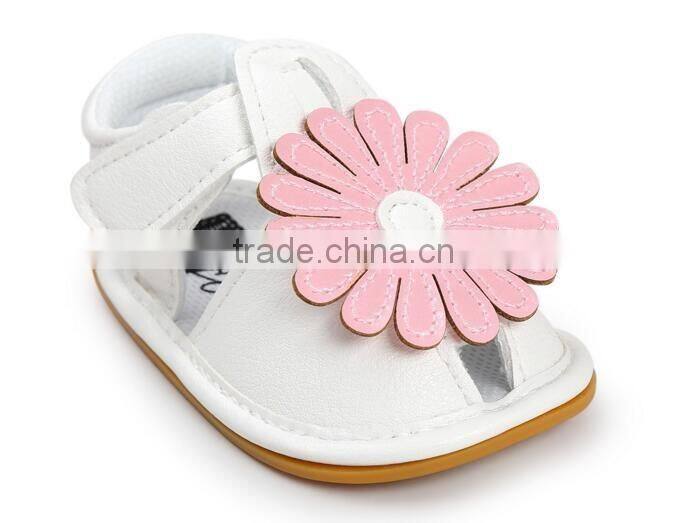 sunflower baby summer sandals, baby leather sandals