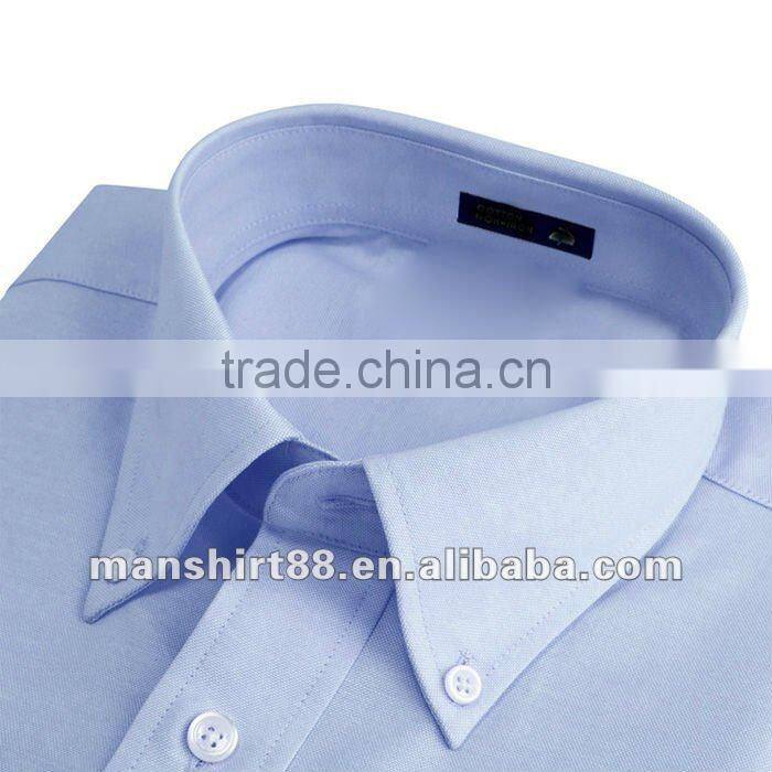 2016 multicolor man's oxford button-down collar short sleeve dress shirt