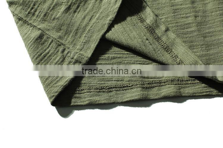 60%cotton 35polyester 5%spandex rayon slub cotton t-shirts for men