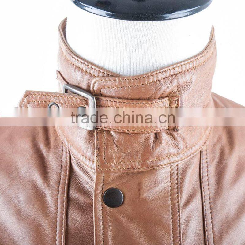 Custom Made Real Leather Biker Jacket / leather jacket