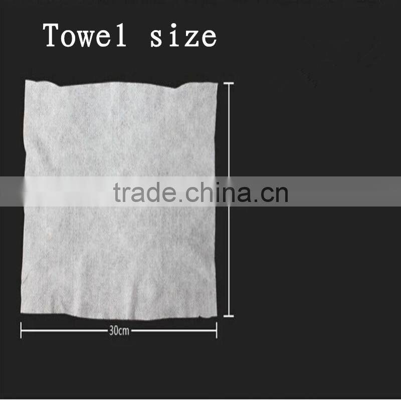 Portable tablet magic tissue clean wipe coin towel