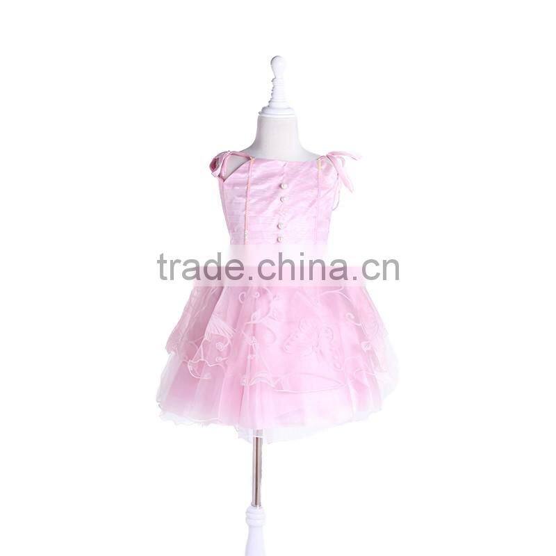 PF2034B girls puffy dresses girls erotic dress flower girl net dresses