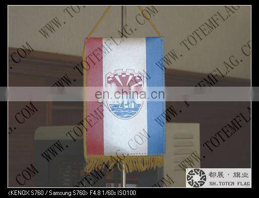 Cheap Desk Flag , Satin Table Flag , Portable Table Flag