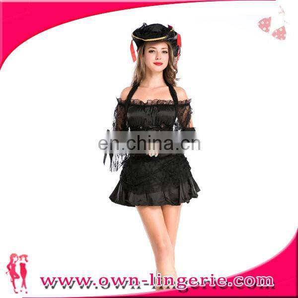 Womens Caribbean Pirate Lady Halloween Party Dress Costume