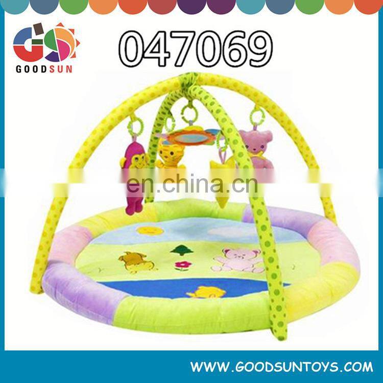 EN71 educational kids toy baby activity play gym mat cheap cute LOW MOQ padded baby play floor mat