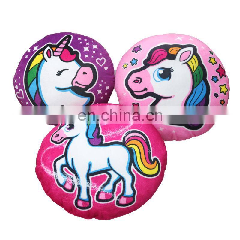 Hot Selling Super Soft Fluffy Round Shape Plush Pillows Winter Warm Smile Face Emoji Cushion