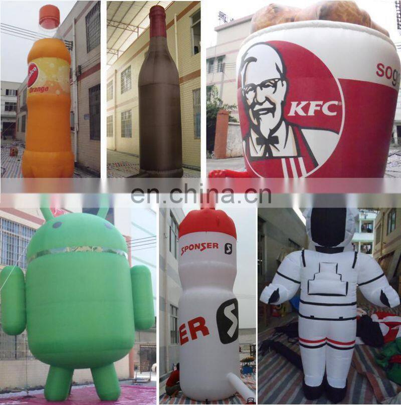 giant stitched inflatable balloon models, rainbow color inflatable balloon models for advertising