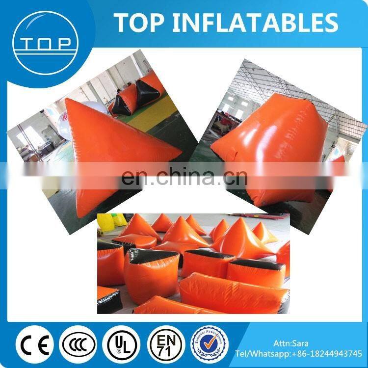 Factory price paint ball equipment,inflatable paintball bunkers for sale