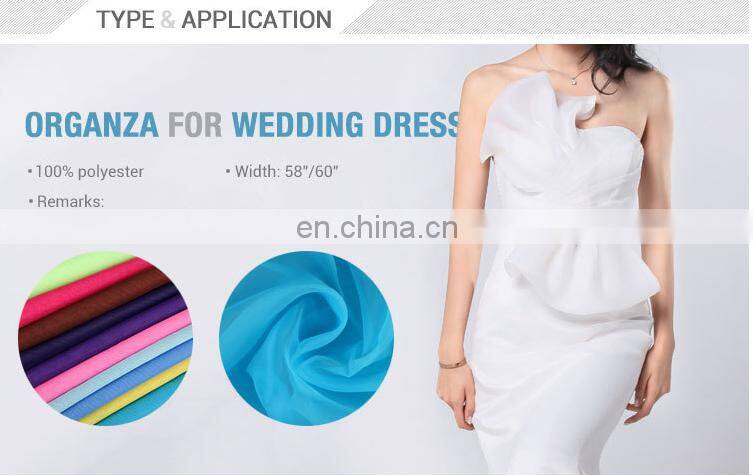 new design flocking any patterns chair sash made by organza fabric