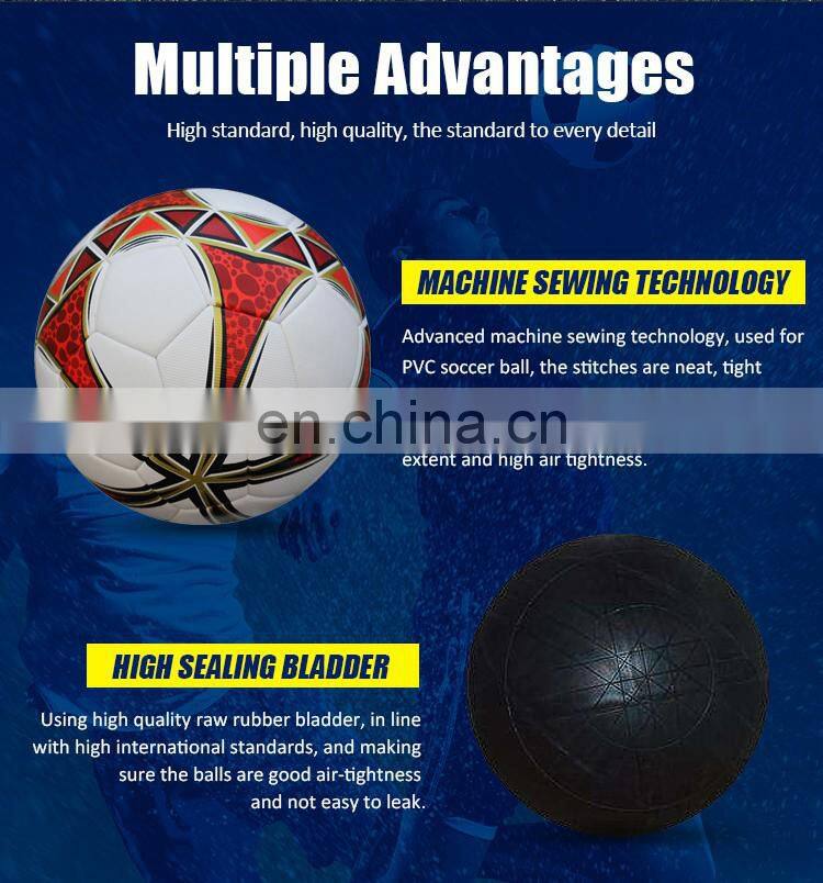 Size 5/ 4/ 3/ 2/ 1 PU, PVC, Real Leather Soccer Balls in Bulk