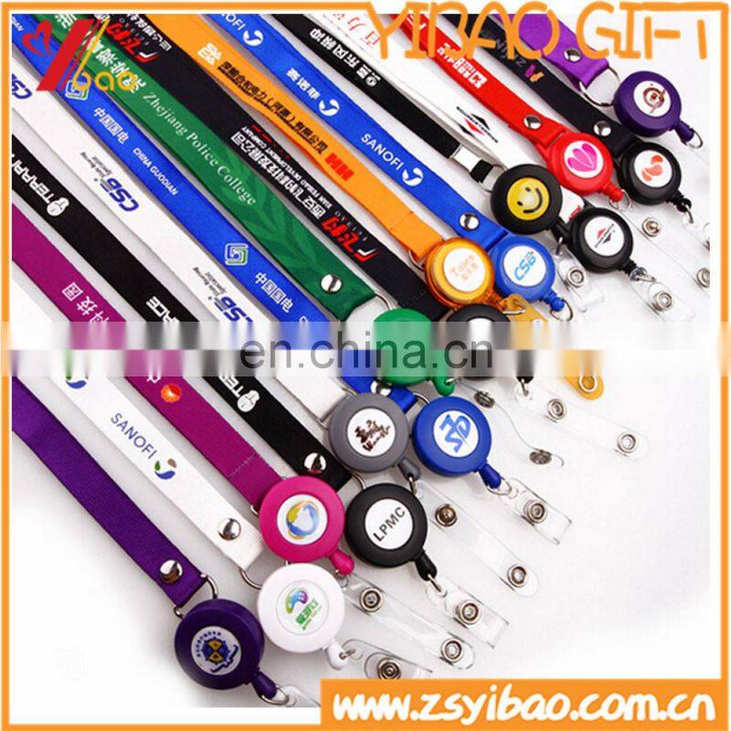 Alibaba wholesale custom polyester detachable cell phone neck lanyard
