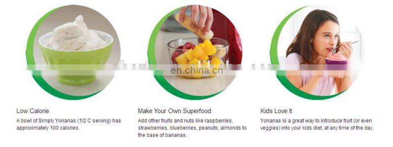 Make elegant homemade fruit desserts like cakes, pies, bon bons and sorbets Frozen fruit Dessert Maker