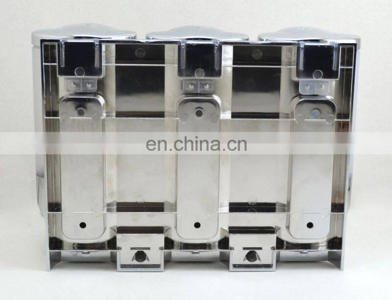 200*3ml Wall Mounted Hotel Three Chamber Shower Soap ContainerCD-3016C