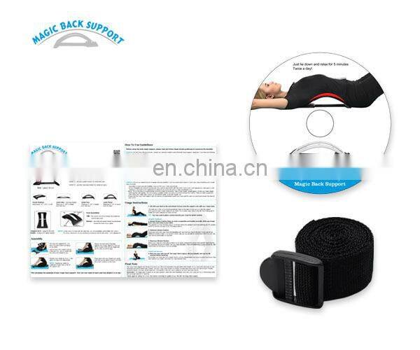 Magnetic lumbar back stretcher