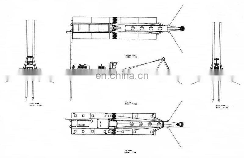 750mm/800mm 30inch large hydraulic cutter suction dredge