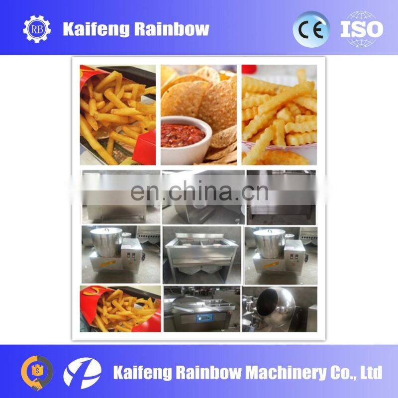 Automatic Electrical potato powder making compound potato chips frying machine potato chips making machine