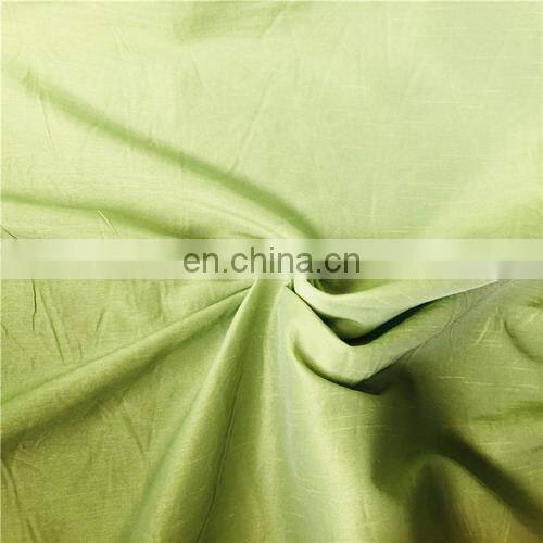 chinese supplier 100% polyester faux dupioni silk fabric for dress