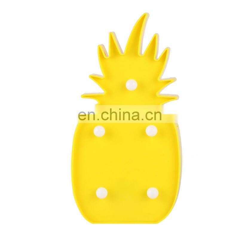 Hanging Wall Led Christmas Holiday Pineapple Decorative Light Fairy Marquee Night Light