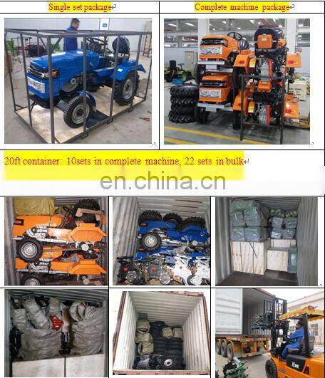 multifunctional12-20hp mini tractor with some tools
