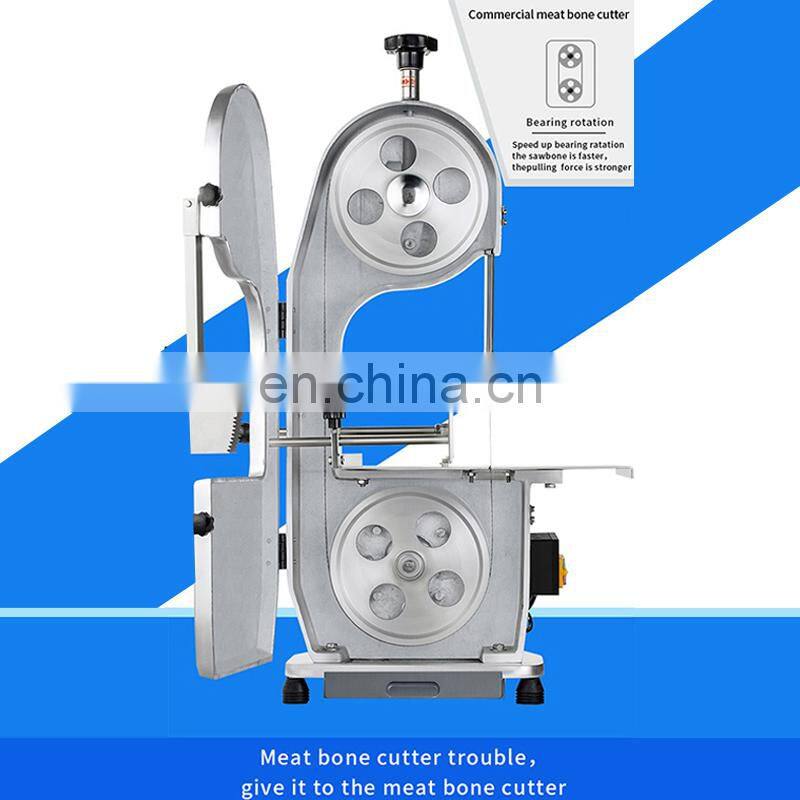 Electric commercial band saw frozen fish meat cutting machine / kitchen equipment bone saw/ portable meat saw machine