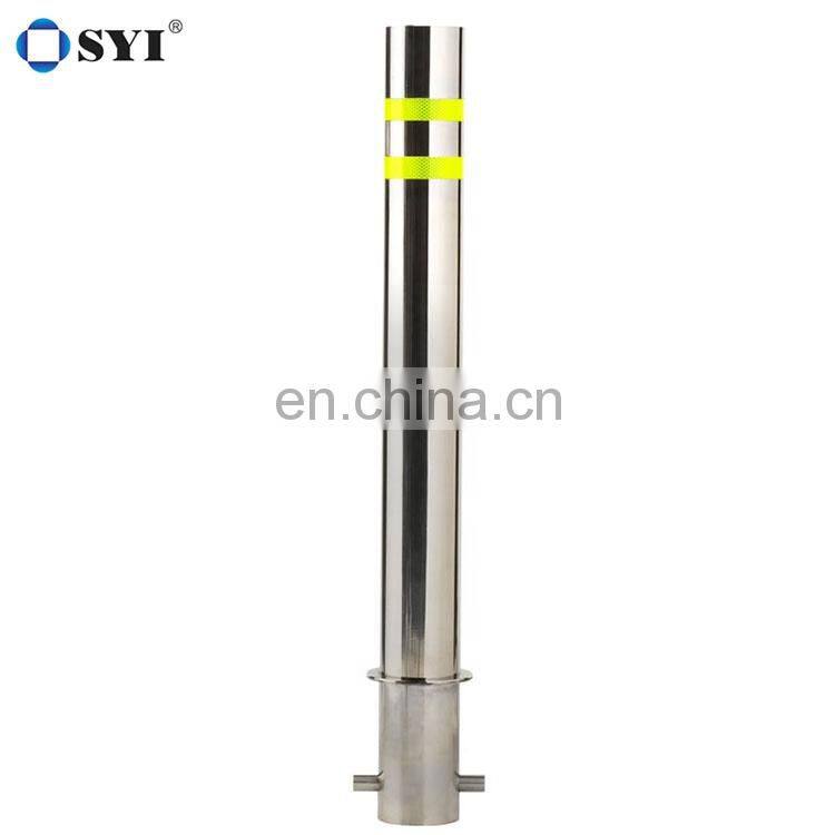 Best Selling Stainless Steel Hydraulic Automatic Retractable Traffic Safety Road Bollard