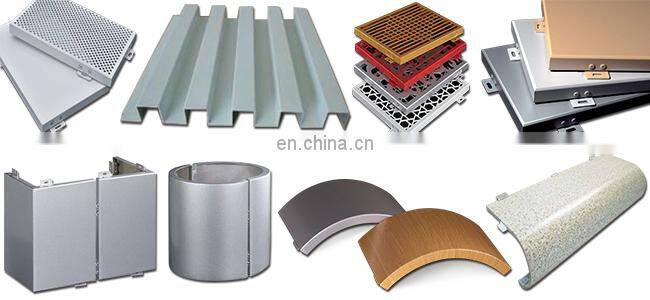 Hot Sale Curtain Wall Decoration Aluminum Wall 3d Cladding Design