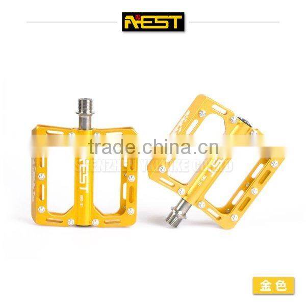 AEST CNC aluminium bicycle pedal mountainbike platform pedal titanium axle