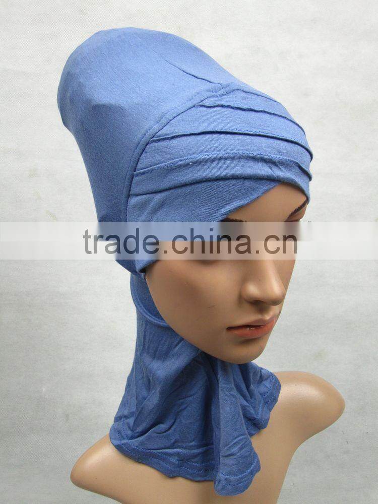U103 NEW 2014 neck cover cotton ruffle ninja,muslim underscarf