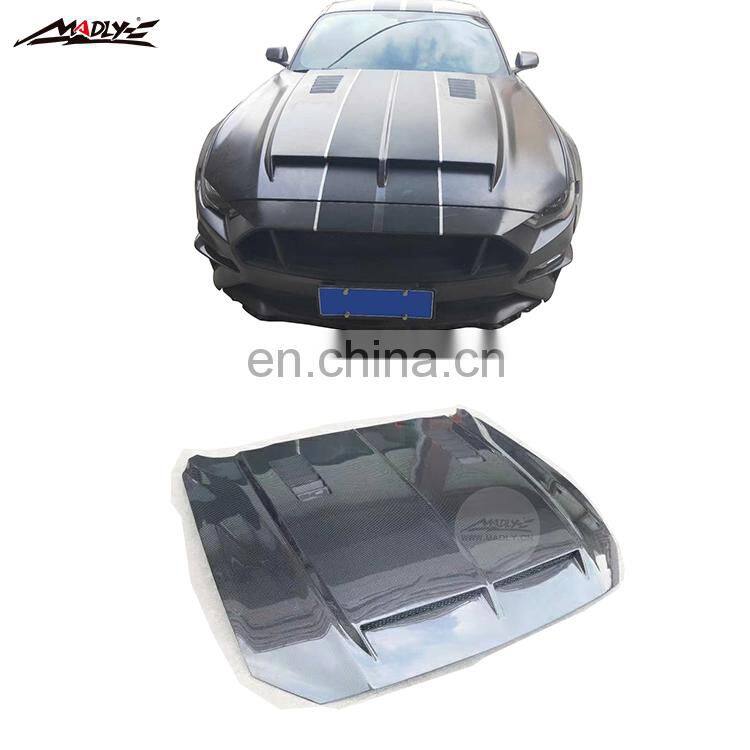 Carbon Fiber Engine Hood for Ford Mustang GT500 Hood for Mustang Bonnet 2013-2019 Year