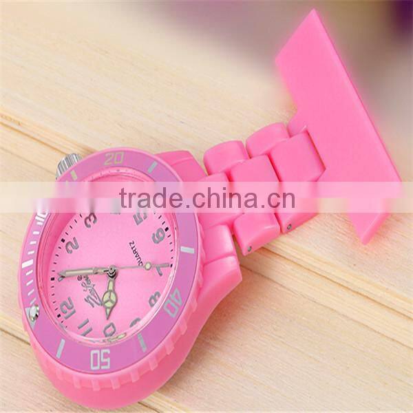 China factory silicone nurse watch