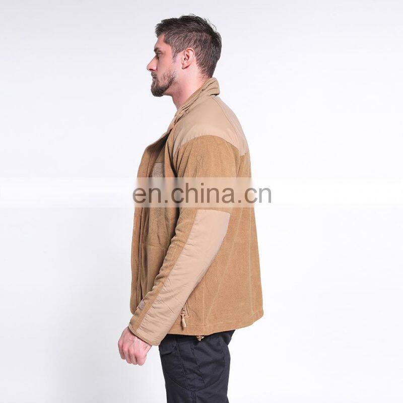 2021 European and American new men's fashion fleece liner double-sided fleece outdoor sports warm jacket