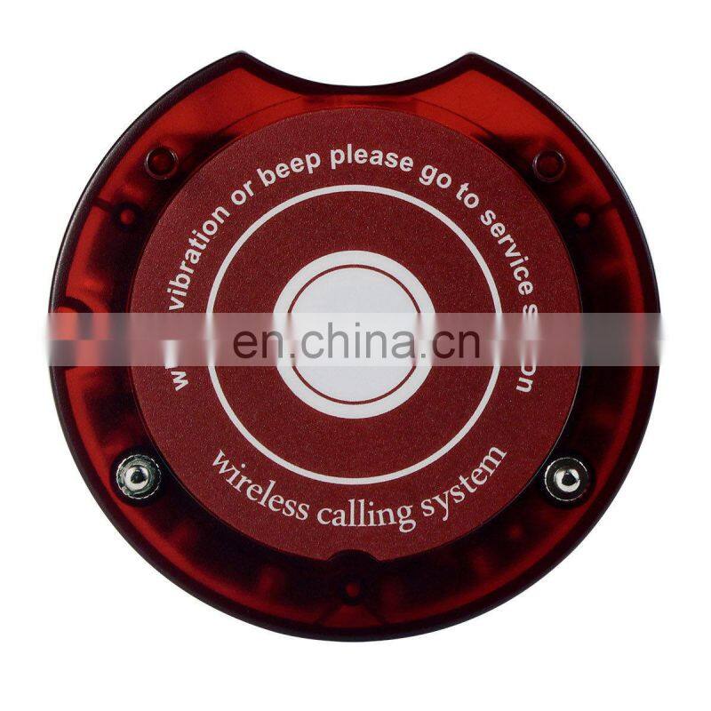 Restaurant Wireless Paging Queuing System 1 Transmitter 10 Coaster Pagers Guest Waiter Calling