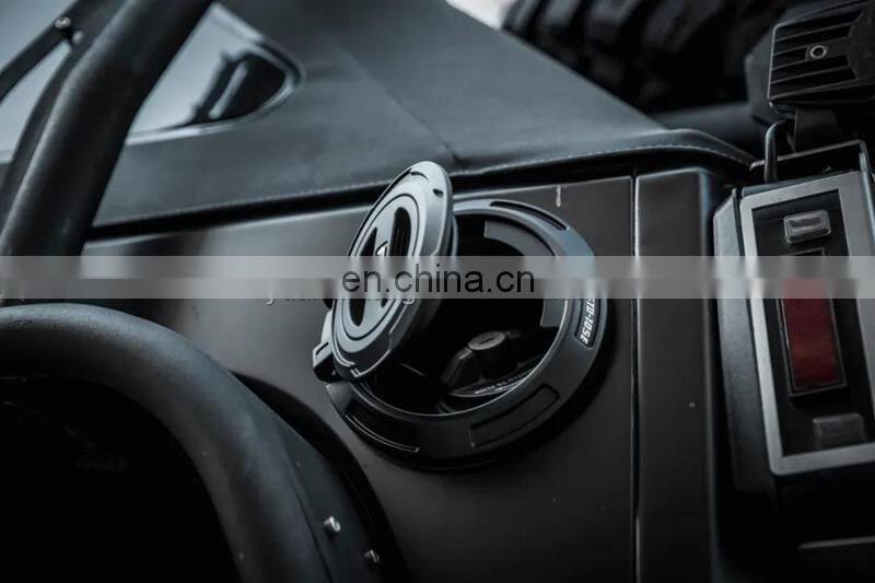 Furyengraver Aluminum Fuel Tank Gas Cover for Jeep Wrangler JK 2007+tank cover 4x4 accessories