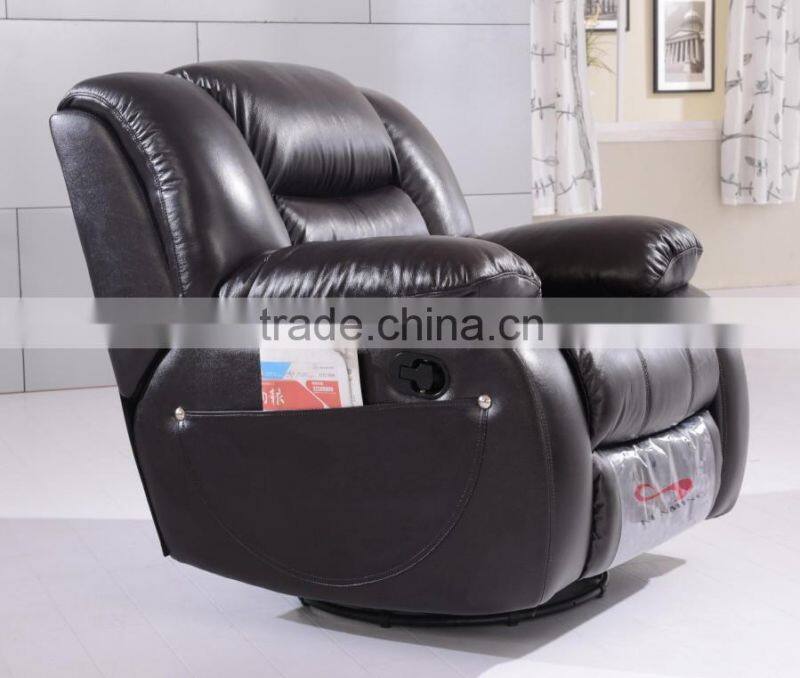 AK-C03A genuine electric leather recliner chairs