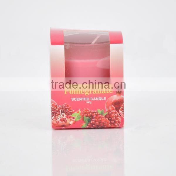 100g Scented Candle glass candle Jar ,Home Decorative wax candle jar SA-2028