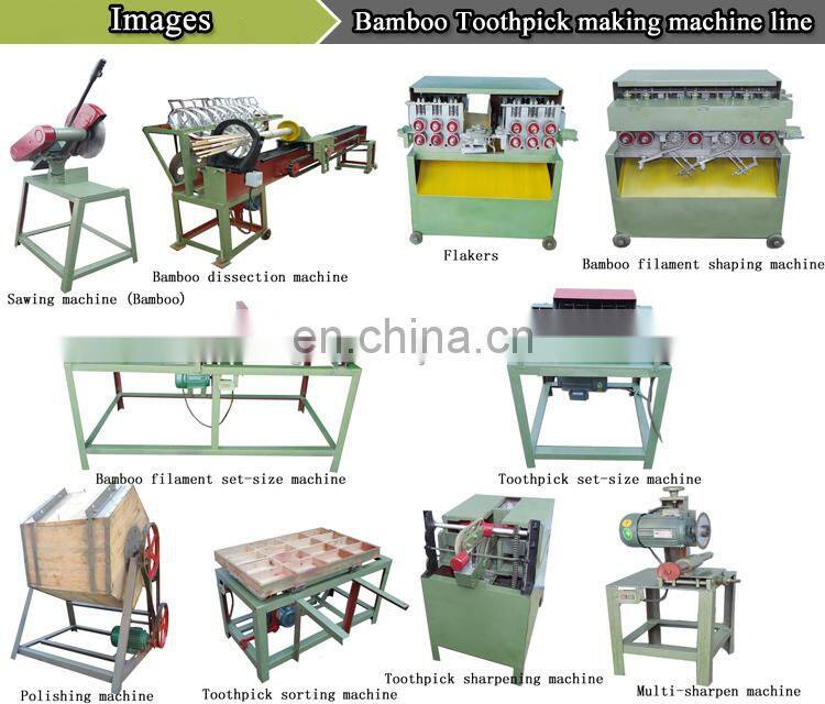 Bamboo Product Toothpick Chopstick Manufacturing Production Packing Machine