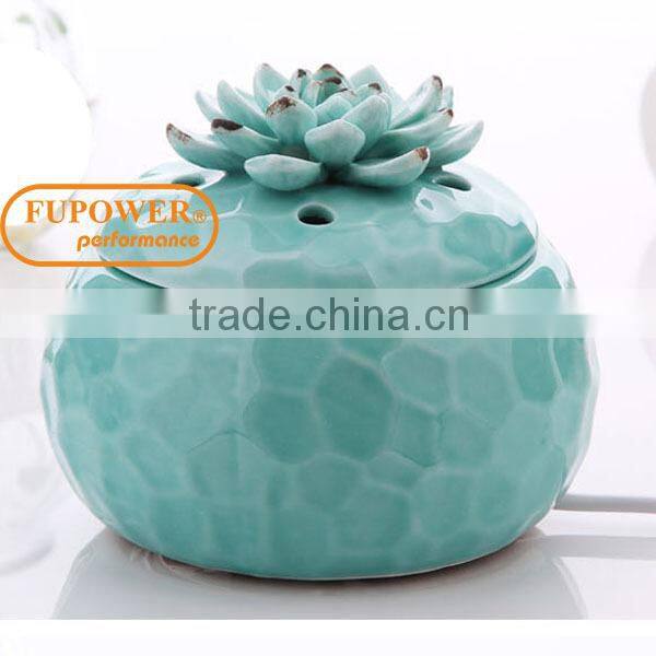 Super beautiful Chinese Craftmanship ceramic ELECTRIC AROMATHERAPY ESSENTIAL OIL BURNER/DIFFUSER