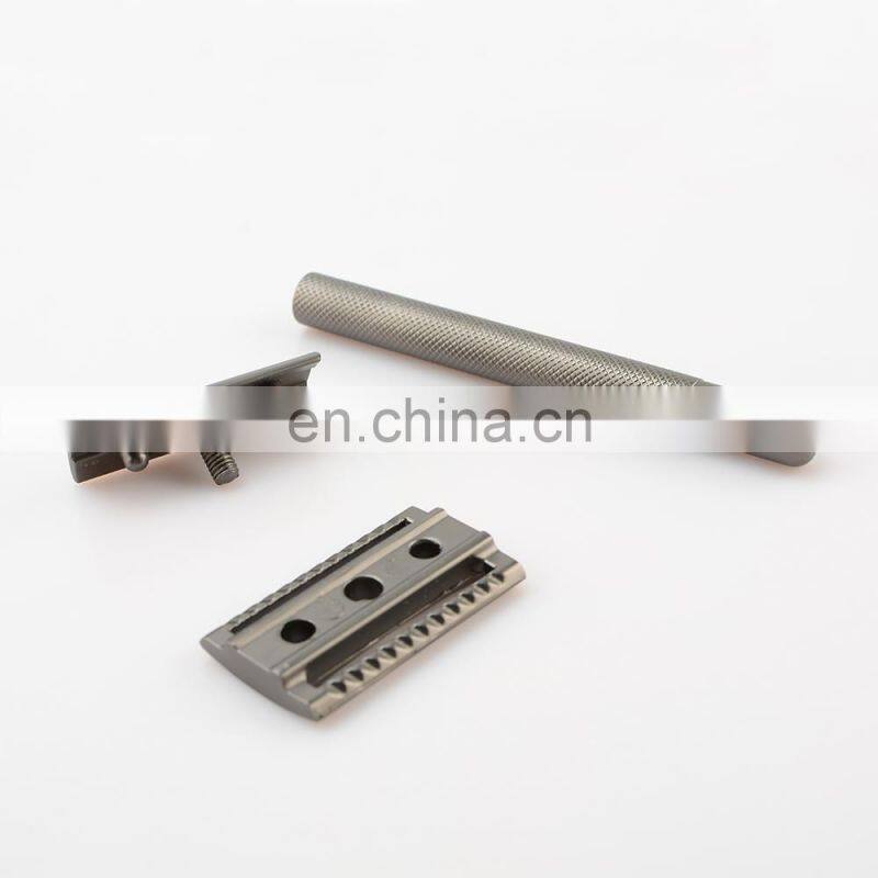 Private Label Razor Brands Best Golden Shaving Razor Set for Wet Shaving