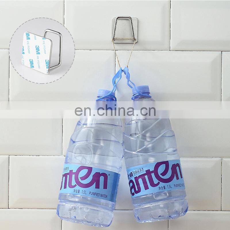 304 Stainless Steel Sink Sponges Holder Self Adhesive Drain Drying Rack Kitchen Wall Hooks Accessories Storage Organizer