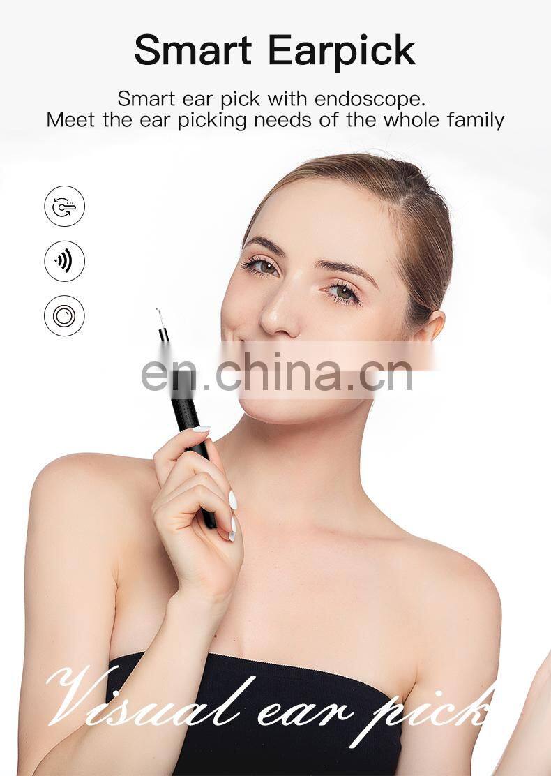 Ear Otoscope Wifi Endoscope Visual Ear Clean Tool Mini Digital Otoscope With Video Camera Mobile View Ear Wax Removal Tool