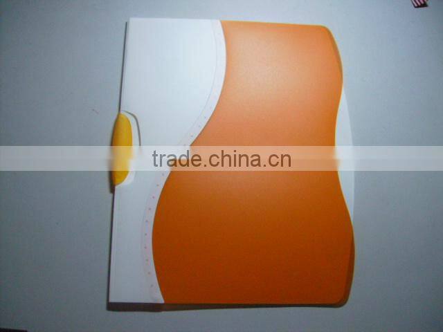 Colorful A4 Report File With Knife Shape Folder RYX-KF003