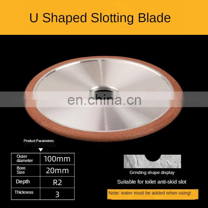 For Wandeli qx-zd-1200 tile cutting machine ceramic tile bevel round edge grinding wheel slotting saw blade
