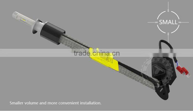 Guangzhou auto lamp high power led auto lamp led headlight h1-6000k-a 40w 9600lm headlight for proton wira