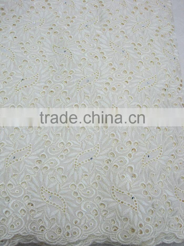 african wedding cloth dry lace/cotton fabric/siwss voile lace man use J111-5