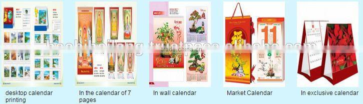 OEM or ODM Office Calender printing service best price
