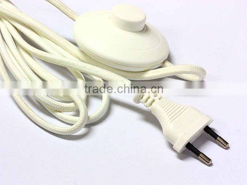 light power cord with inline switch
