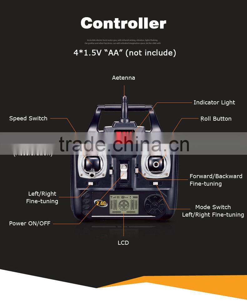 2015 X5SW WIFI FPV Drone Professional 2.4G 4 CH RC Flying UFO Toys