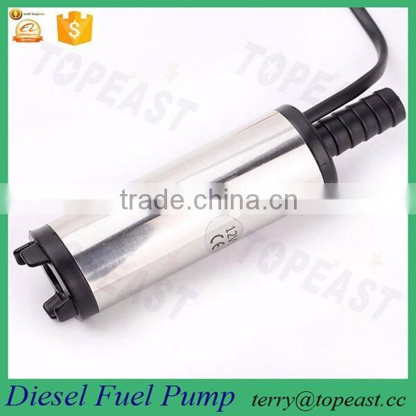 12V 60W DC Diesel Water Oil Fuel Transfer Pump Car Truck Camping Submersible 51mm Dia